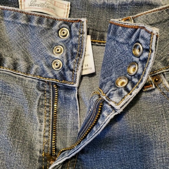 Levi's Strauss Signature Jeans Misses Size 14 Womens Light Blue - Picture 5 of 9